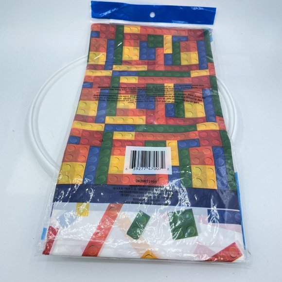 Building Block Birthday Party Lot Table Cover Centerpieces Napkins Loot Bags - Picture 9 of 11